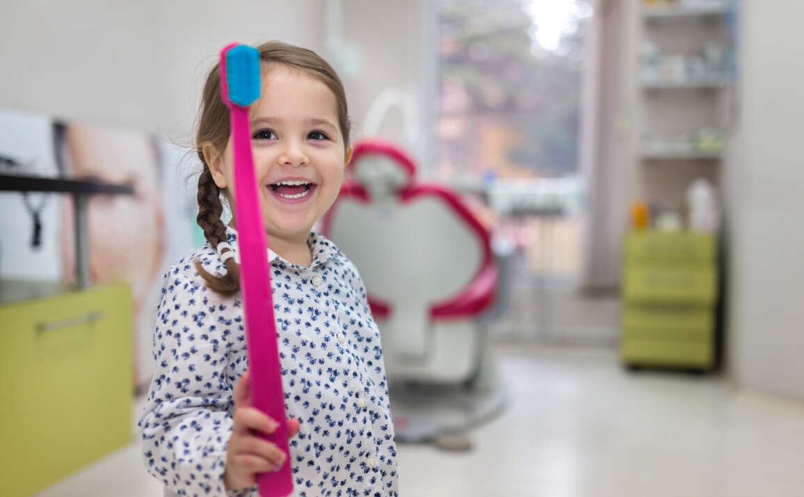 A pediatric dental visit