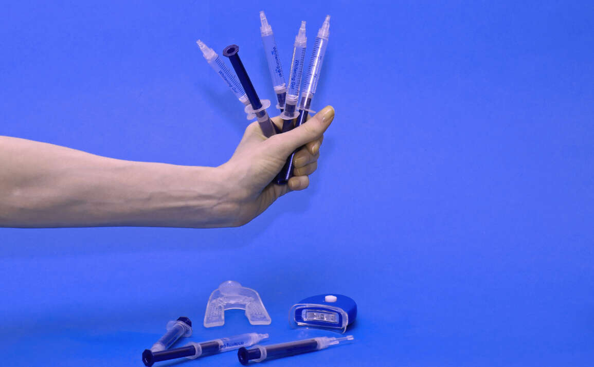 At home whitening kits compared to professional whitening treatment